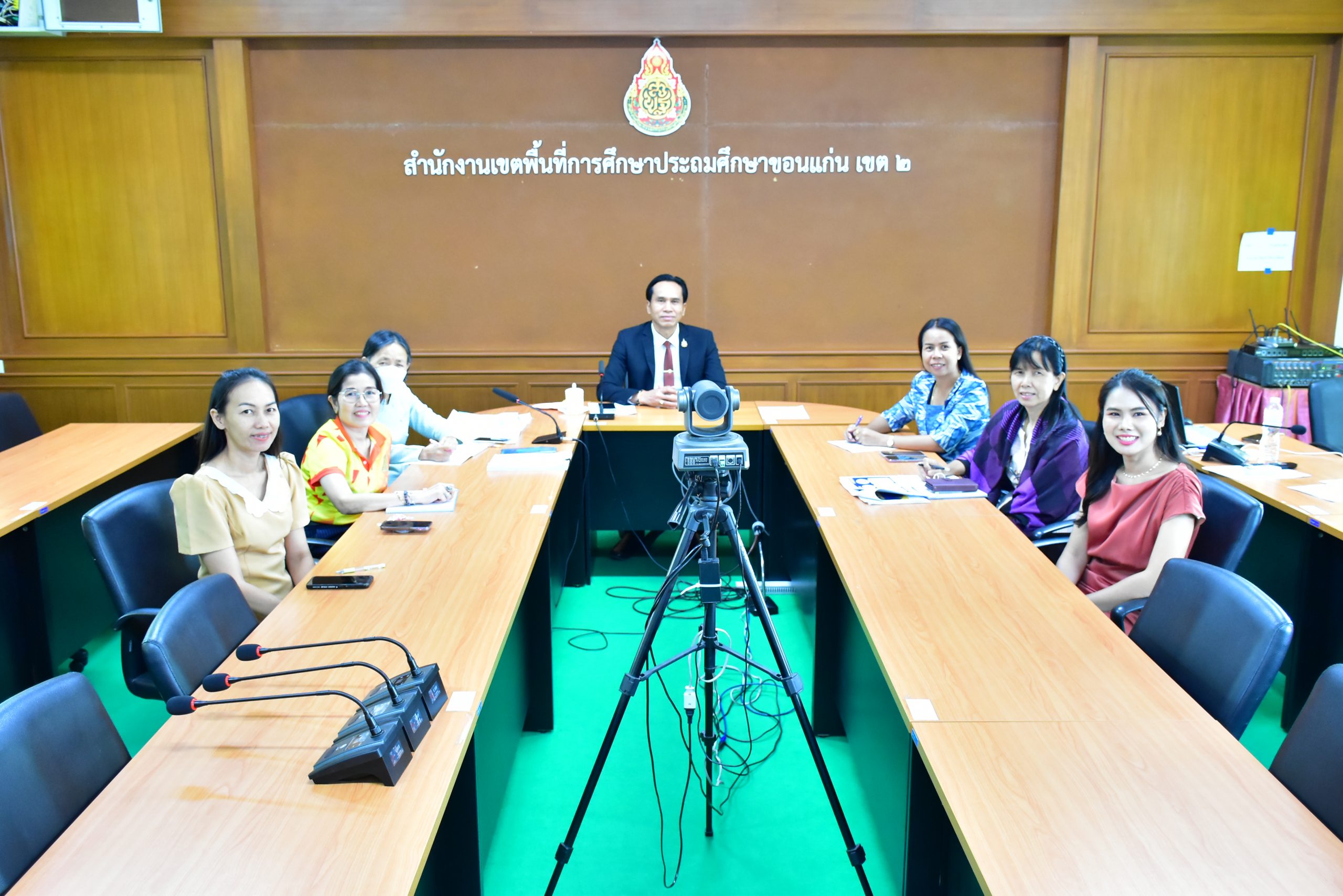 สพป.ขอนแก่น เขต 2 เข้าร่วมประชุมการติดตามสถานการณ์อุทกภัยและการให้ความช่วยเหลือสถานศึกษาที่ประสบเหตุอุทกภัย