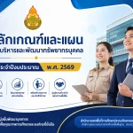 หลักเกณฑ์และแผนการบริหารและพัฒนาทรัพยากรบุคคล ประจำปีงบประมาณ พ.ศ. 2569